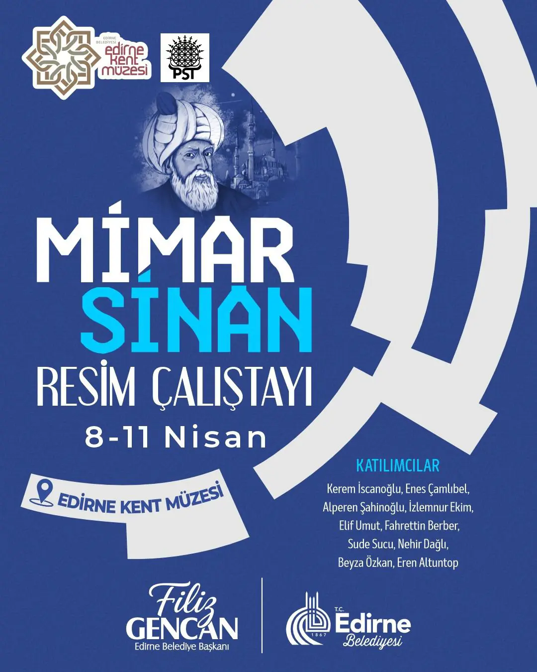 MİMAR SİNAN RESİM ÇALIŞTAYI BAŞLIYOR